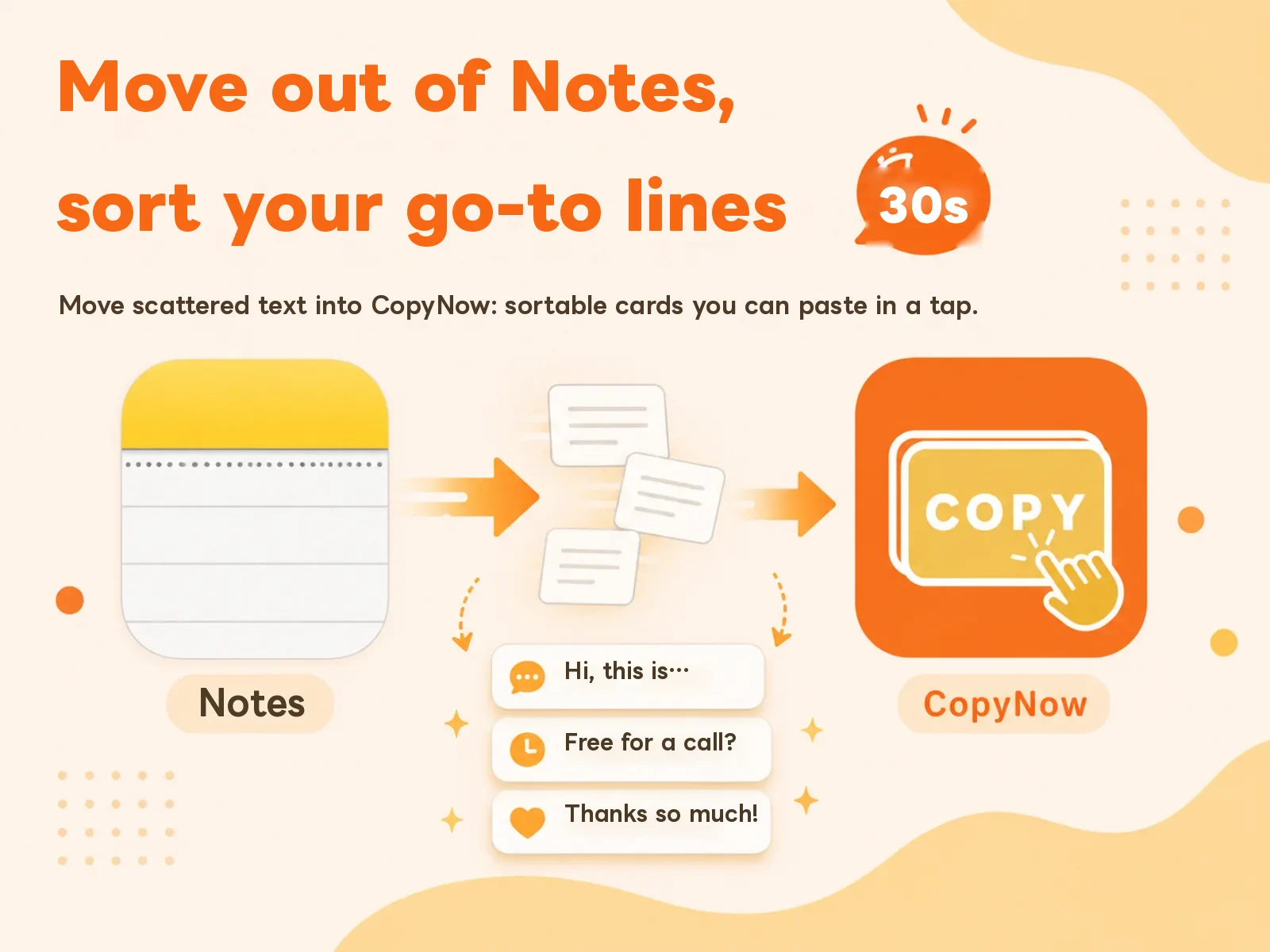 How to Paste Your Go-To Text Fast on iPhone — Without Living in Notes